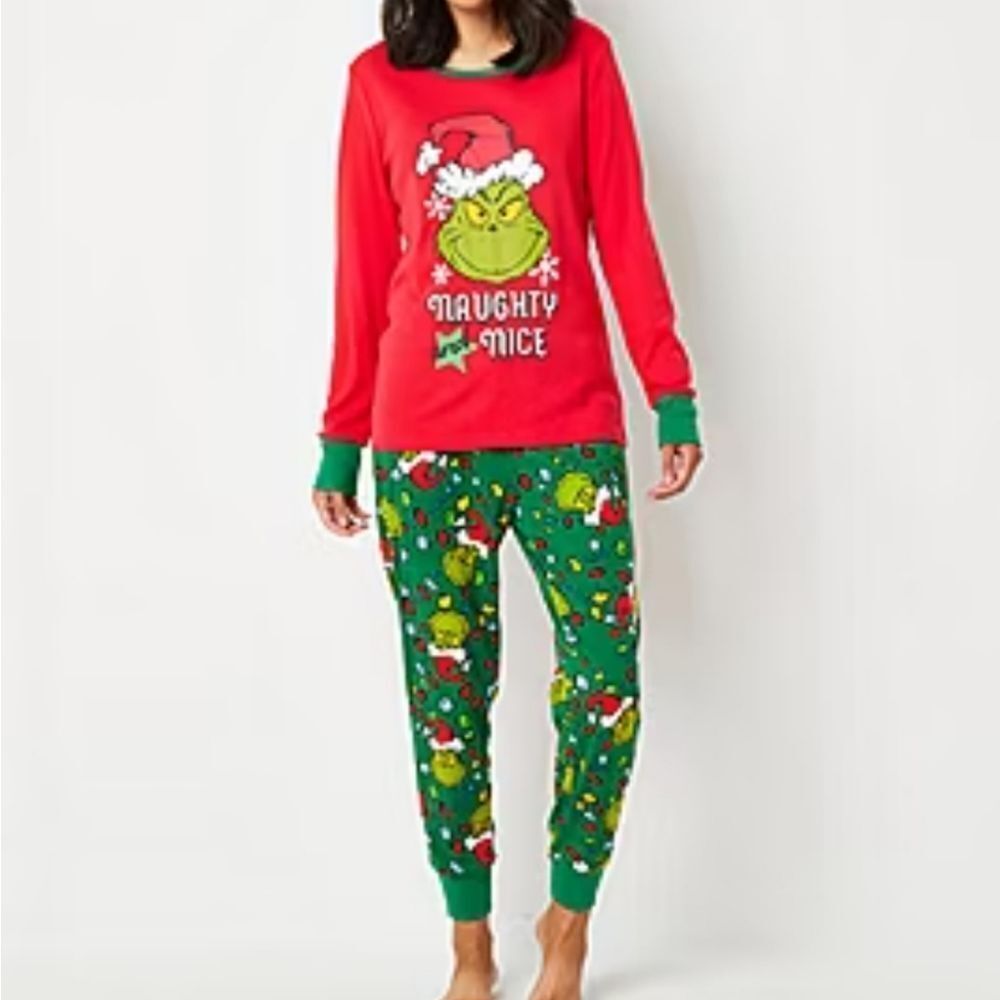 The Grinch Naughty and Nice PJ Set Size XXL - Picture 1 of 15